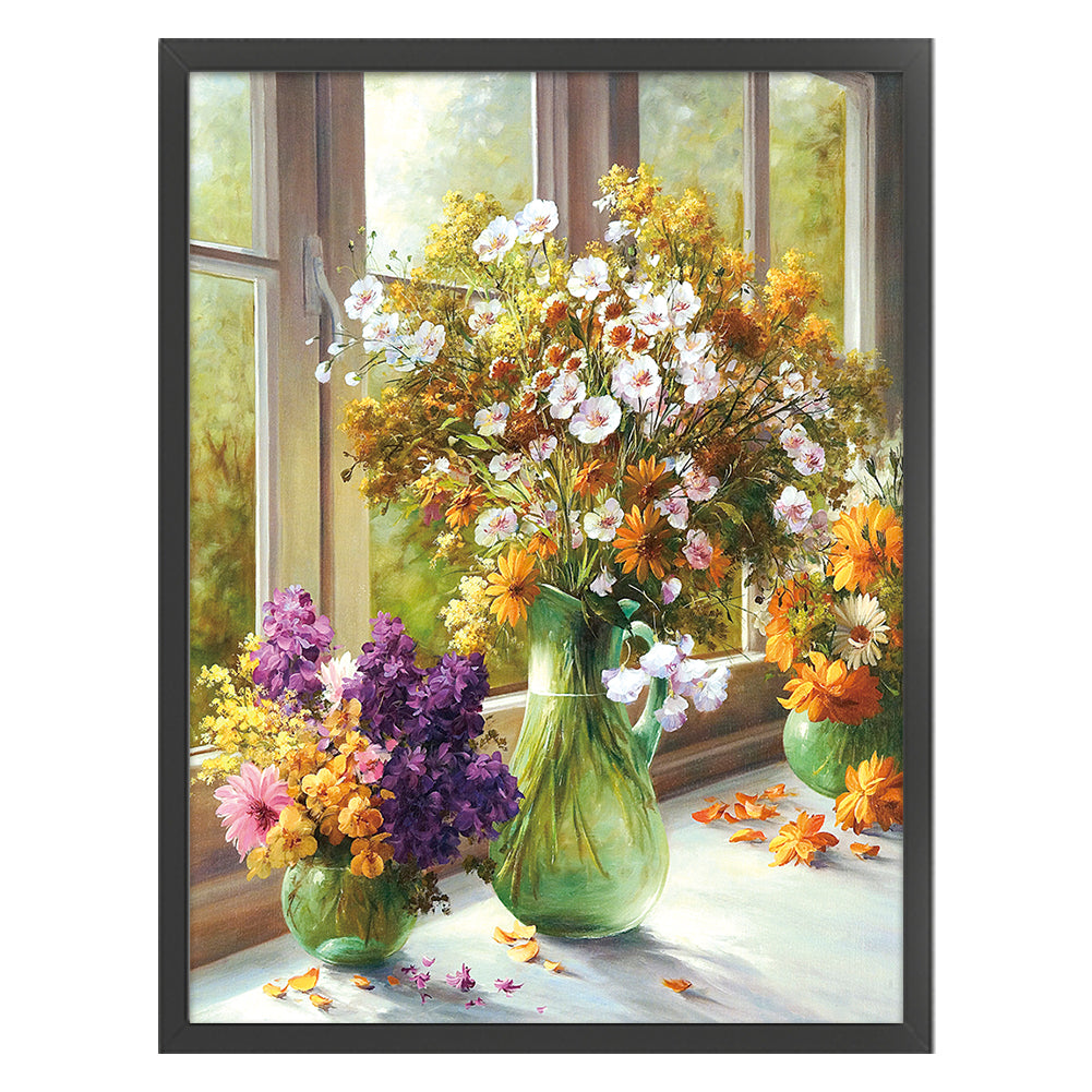 Bouquet - 11CT Stamped Cross Stitch 50*64CM