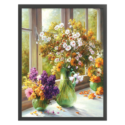 Bouquet - 11CT Stamped Cross Stitch 50*64CM