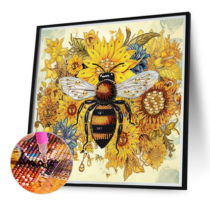 Simple Wasp - Special Shaped Drill Diamond Painting 40*40CM