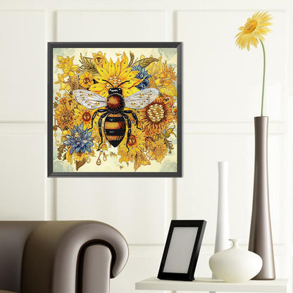 Simple Wasp - Special Shaped Drill Diamond Painting 40*40CM