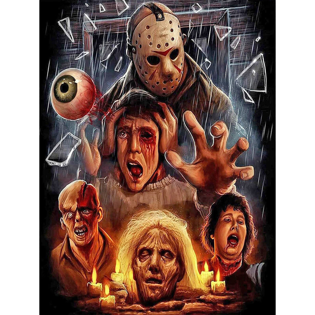 Horror Ritual - Full Round Drill Diamond Painting 30*40CM