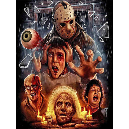 Horror Ritual - Full Round Drill Diamond Painting 30*40CM