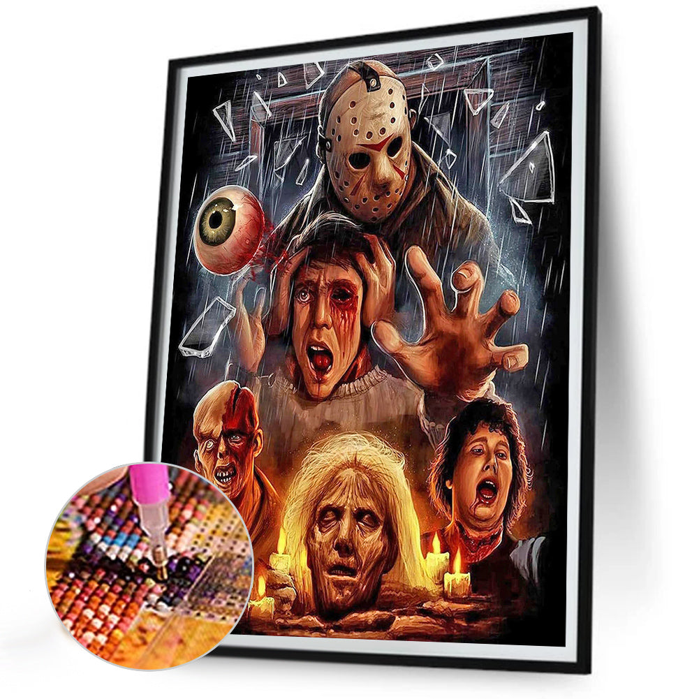 Horror Ritual - Full Round Drill Diamond Painting 30*40CM