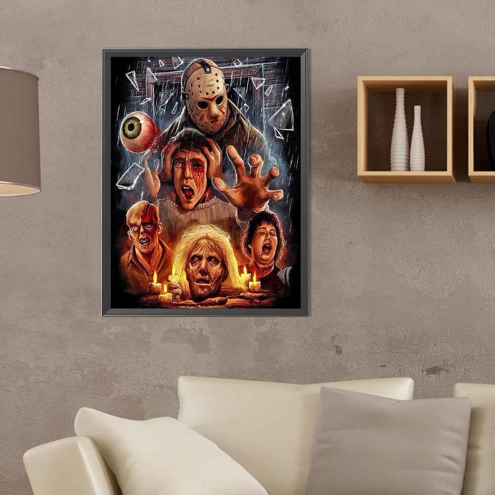 Horror Ritual - Full Round Drill Diamond Painting 30*40CM