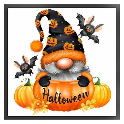 Halloween Gnome - 11CT Stamped Cross Stitch 40*40CM