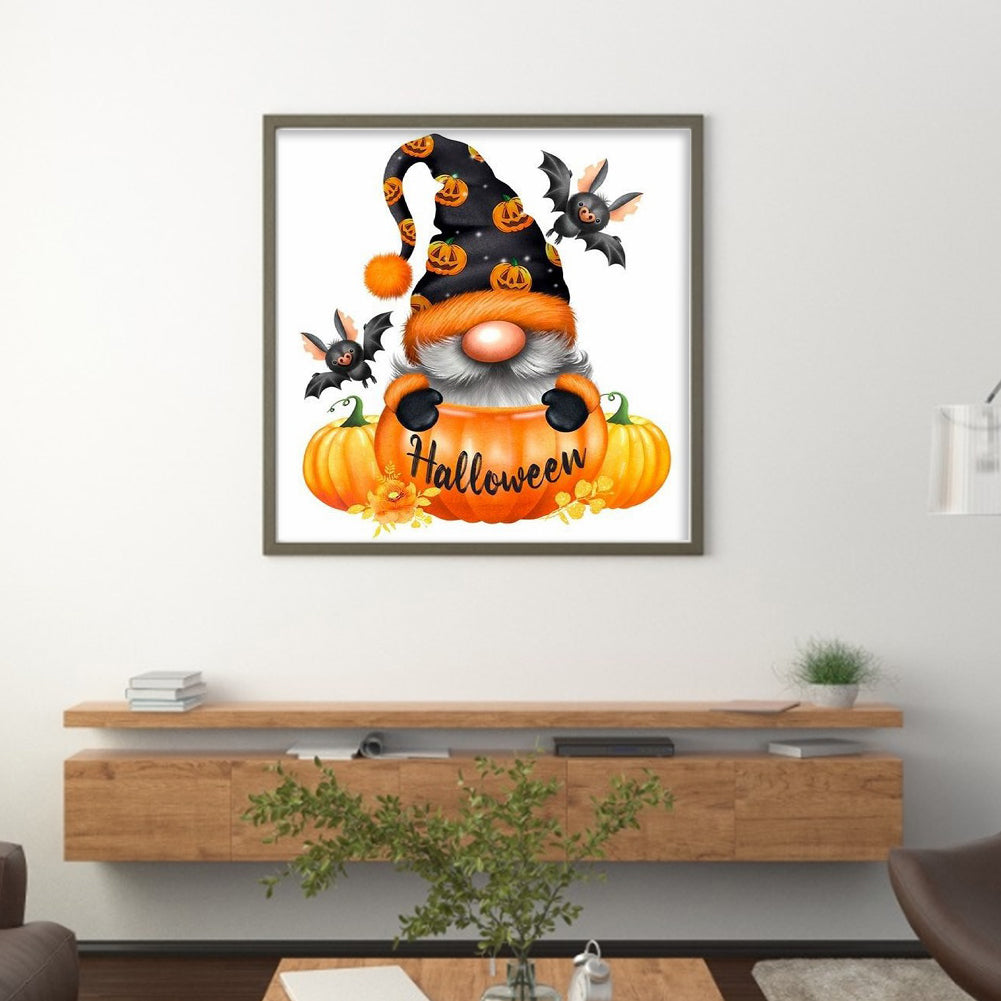 Halloween Gnome - 11CT Stamped Cross Stitch 40*40CM