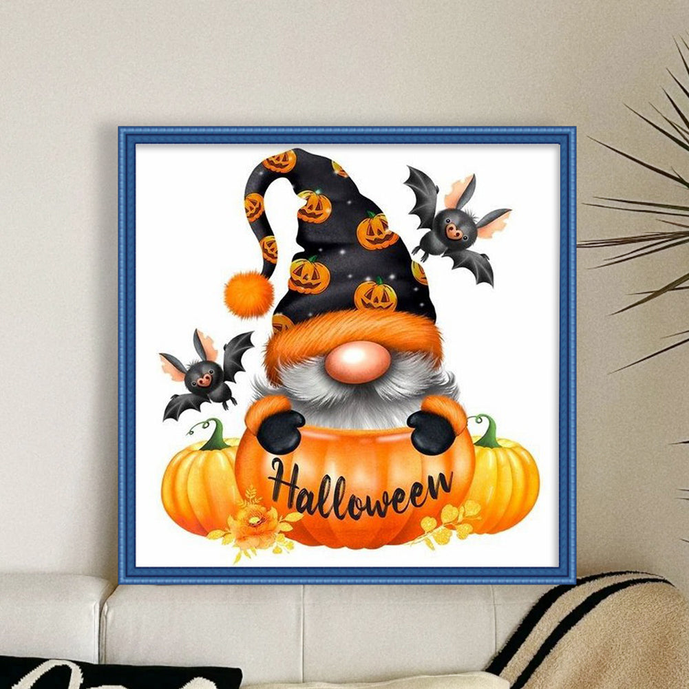 Halloween Gnome - 11CT Stamped Cross Stitch 40*40CM