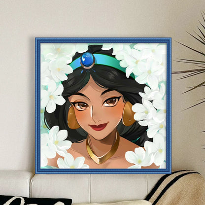 Princess Jasmine - 11CT Stamped Cross Stitch 50*50CM