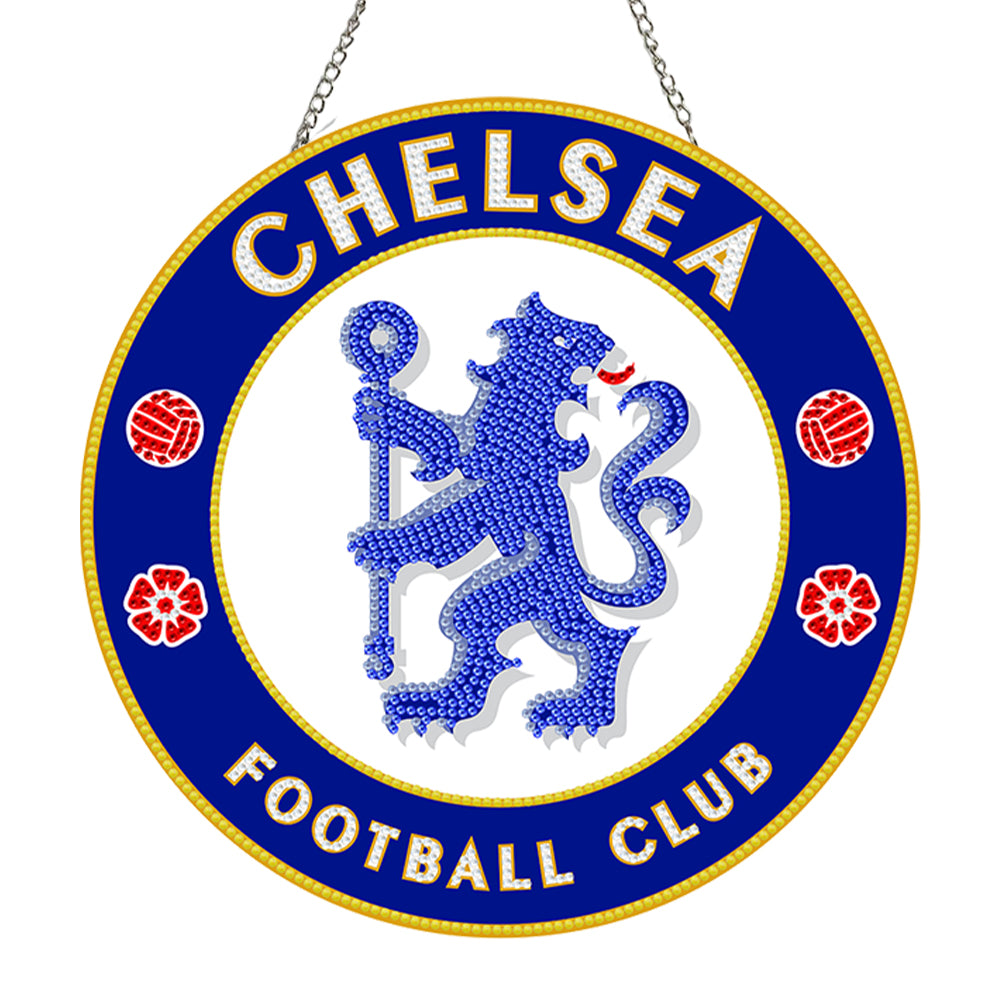 DIY Diamond Painting Ornaments for Home Wall Decor (Chelsea Football Club)