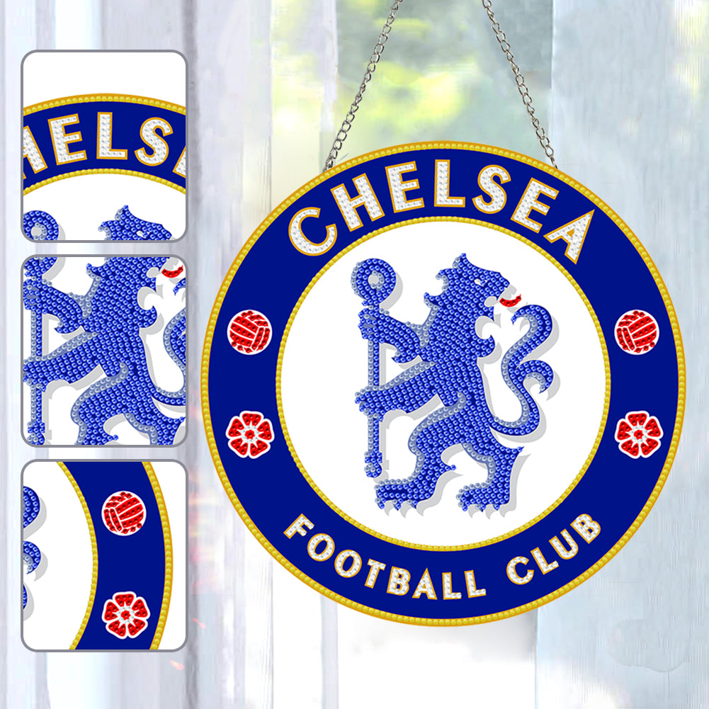 DIY Diamond Painting Ornaments for Home Wall Decor (Chelsea Football Club)