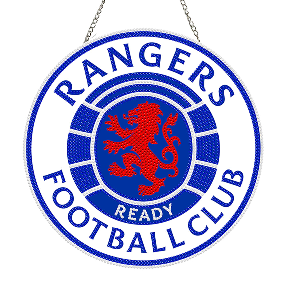 DIY Diamond Painting Ornaments for Home Wall Decor (Rangers Football Club)