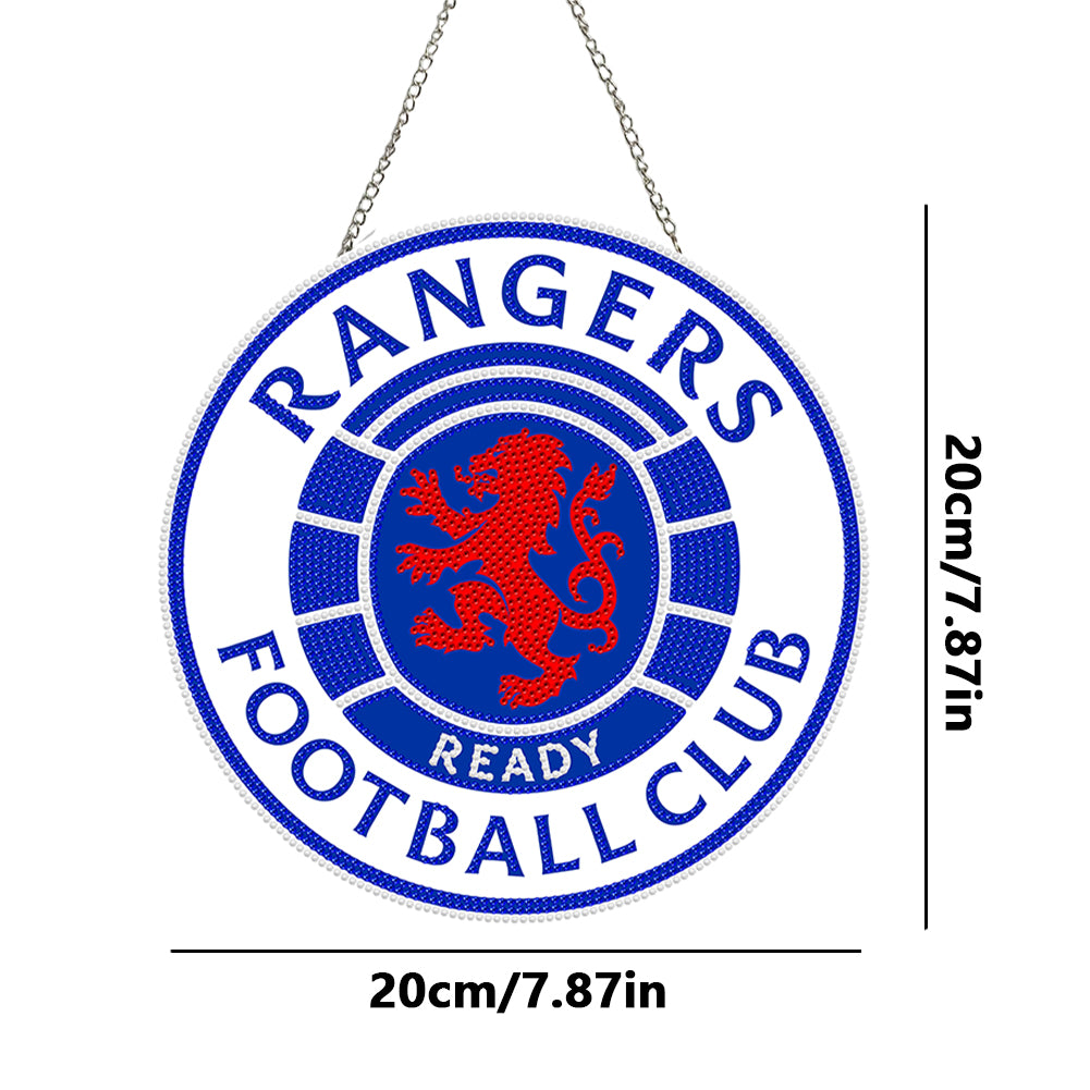 DIY Diamond Painting Ornaments for Home Wall Decor (Rangers Football Club)