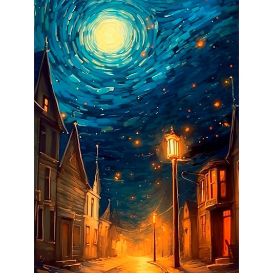 Quiet Night - Full Round Drill Diamond Painting 30*40CM