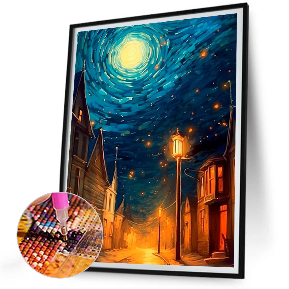 Quiet Night - Full Round Drill Diamond Painting 30*40CM