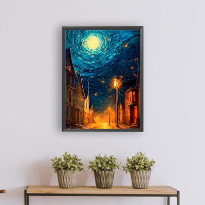 Quiet Night - Full Round Drill Diamond Painting 30*40CM
