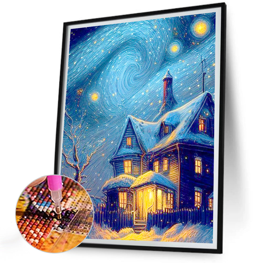 Quiet Night - Full Round Drill Diamond Painting 30*40CM