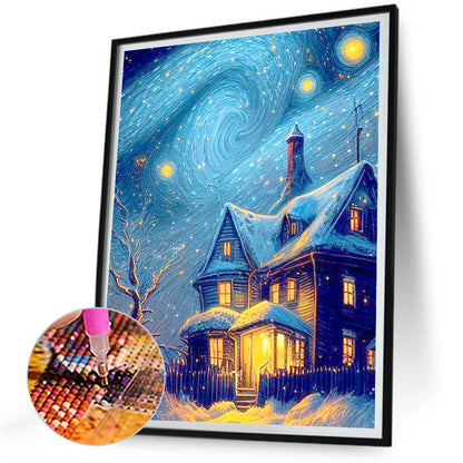 Quiet Night - Full Round Drill Diamond Painting 30*40CM