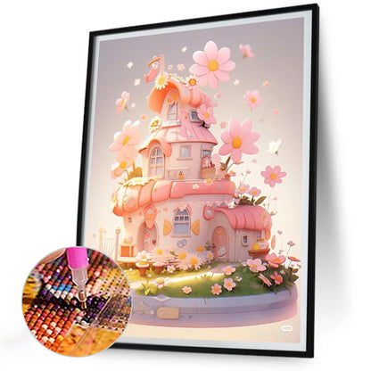 Sweet Cabin - Full Round Drill Diamond Painting 30*40CM