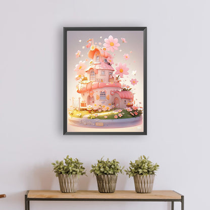 Sweet Cabin - Full Round Drill Diamond Painting 30*40CM