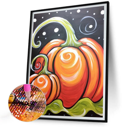 Pumpkin - Full Round Drill Diamond Painting 30*40CM