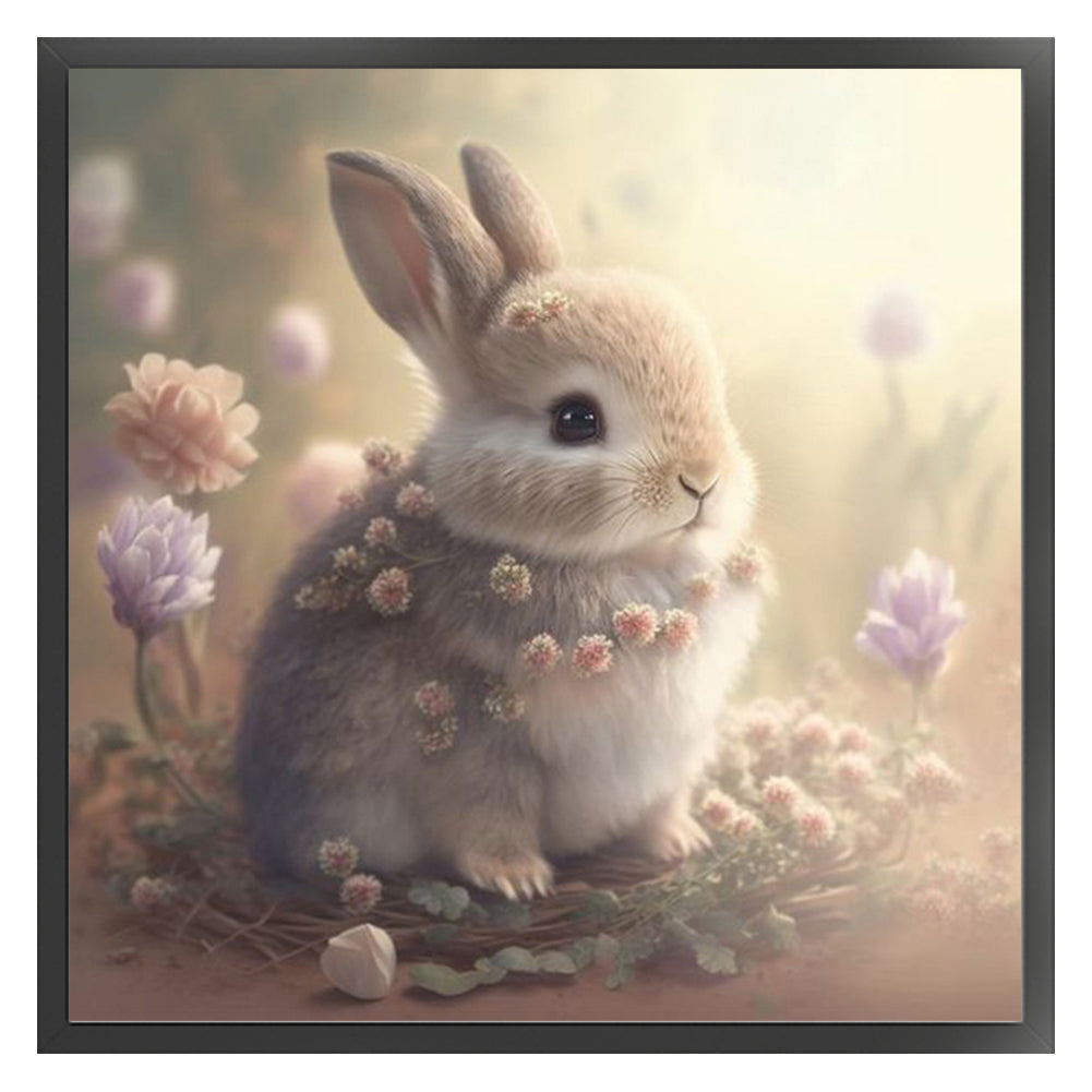 Bunny - 11CT Stamped Cross Stitch 40*40CM