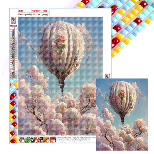 Hot Air Balloon - Full Square Drill Diamond Painting 30*40CM