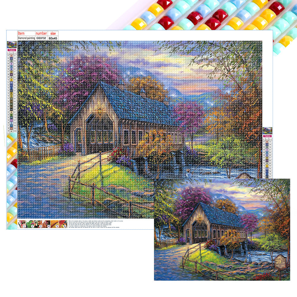 Village - Full Square Drill Diamond Painting 60*45CM