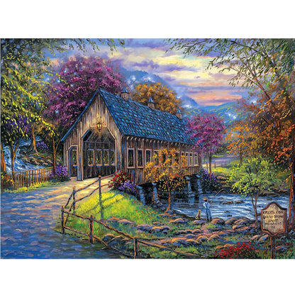 Village - Full Square Drill Diamond Painting 60*45CM