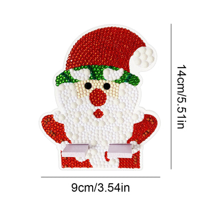 Diamond Painting Desktop Cellphone Stand Gift for Girls (Santa)