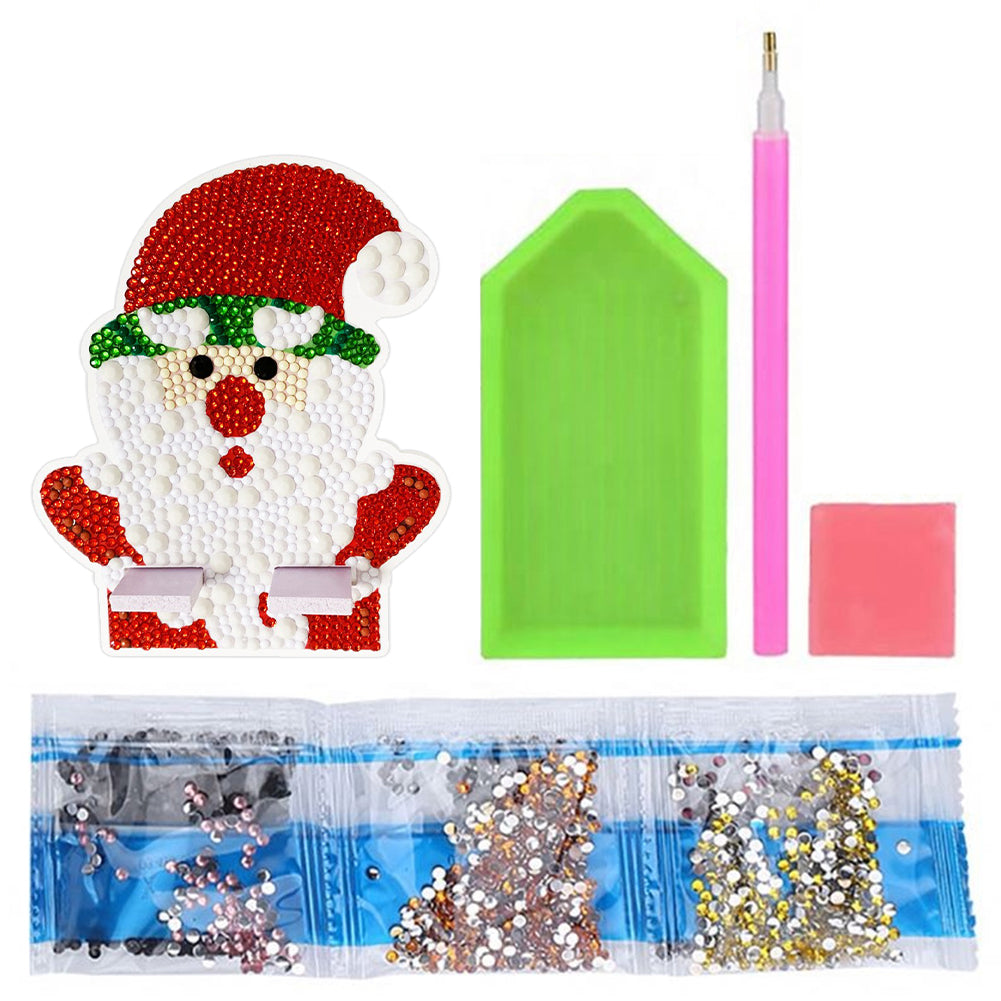 Diamond Painting Desktop Cellphone Stand Gift for Girls (Santa)