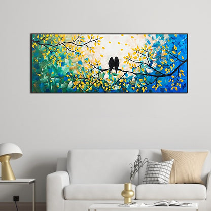 Snuggle Bird - Full Round Drill Diamond Painting 30*90CM