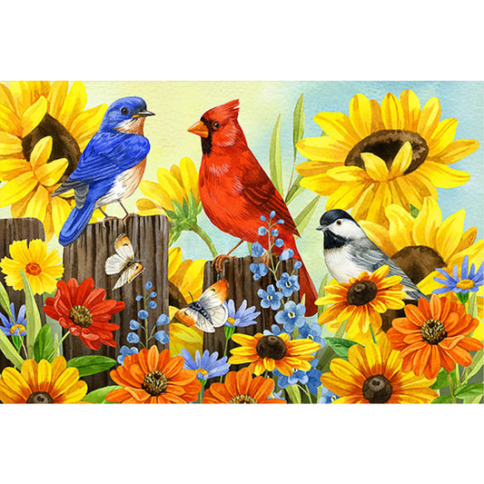 Cardinal - Full Round Drill Diamond Painting 60*40CM
