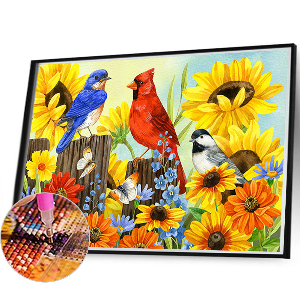 Cardinal - Full Round Drill Diamond Painting 60*40CM