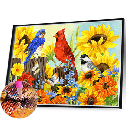 Cardinal - Full Round Drill Diamond Painting 60*40CM