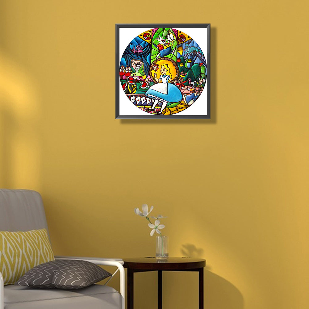 Alice In Wonderland - Full Round Drill Diamond Painting 35*35CM