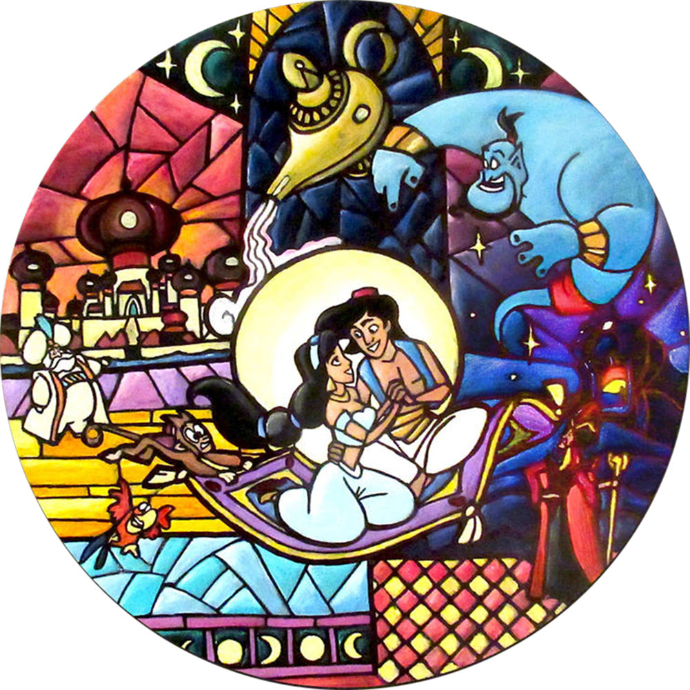 Aladdin Story - Full Round Drill Diamond Painting 35*35CM