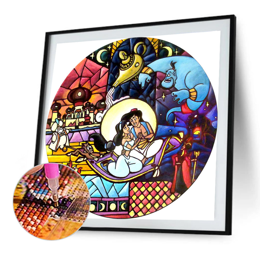 Aladdin Story - Full Round Drill Diamond Painting 35*35CM