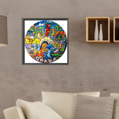 Lilo & Stitch - Full Round Drill Diamond Painting 35*35CM