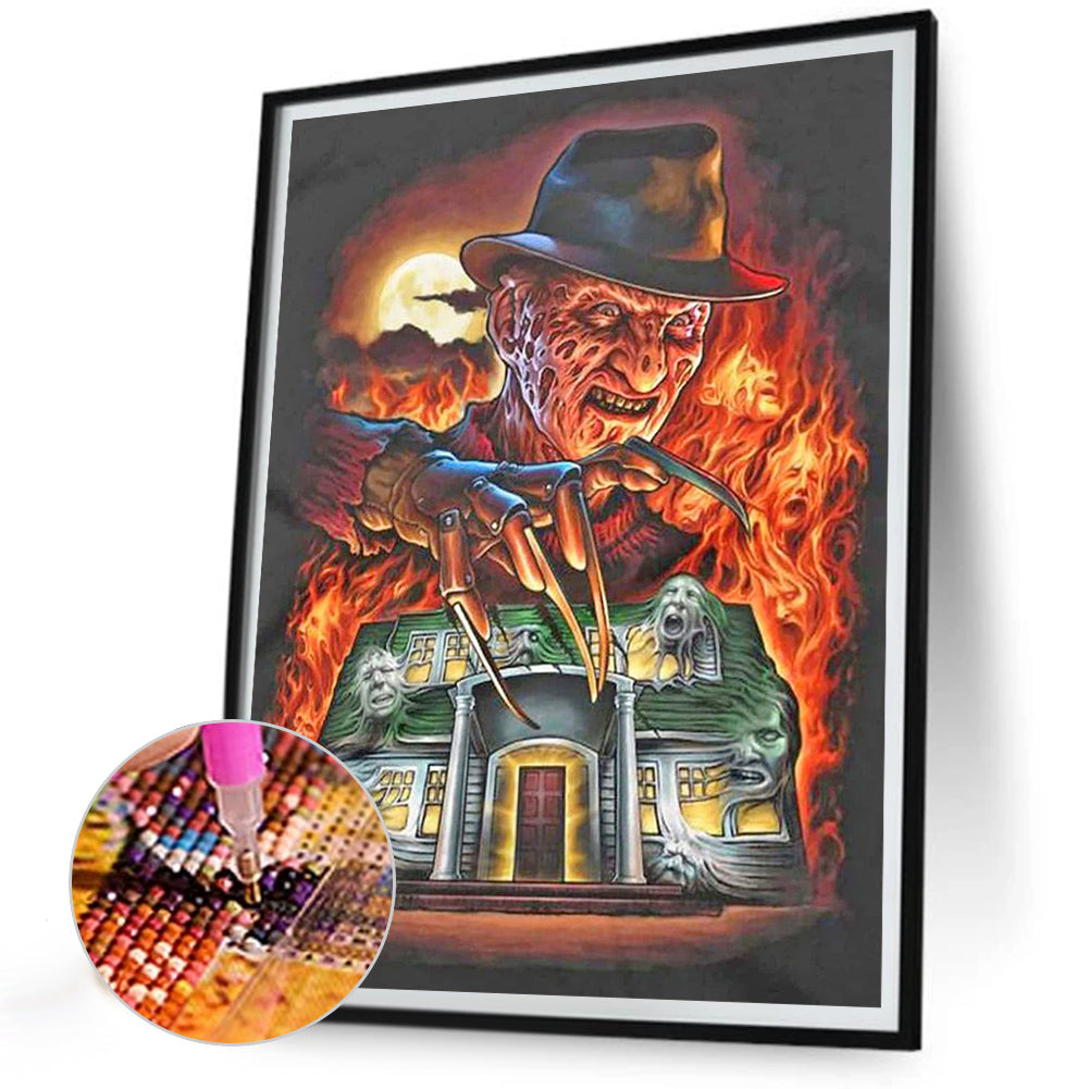 Halloween - Full Round Drill Diamond Painting 30*40CM