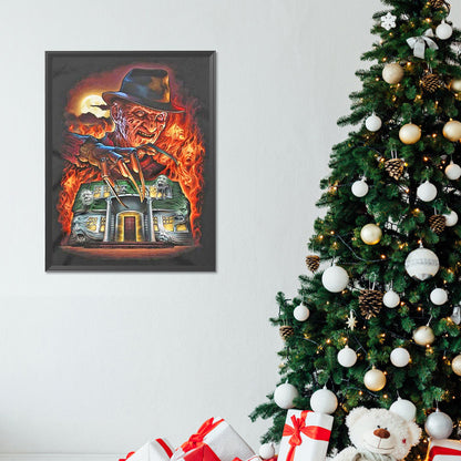 Halloween - Full Round Drill Diamond Painting 30*40CM