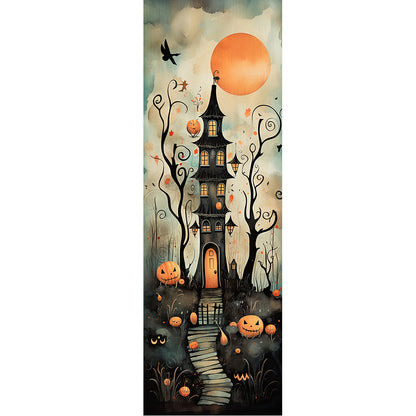 Halloween Cabin - 11CT Stamped Cross Stitch 30*90CM