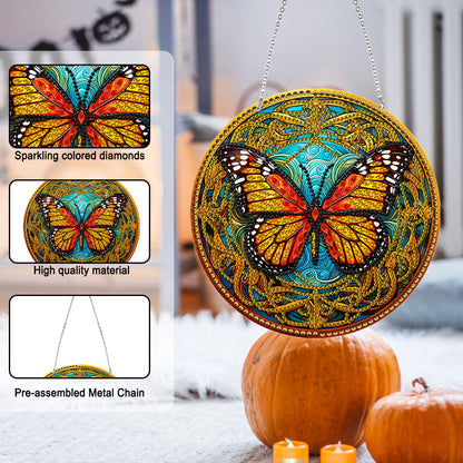 Suncatcher Double Sided Diamond Painting Hanging Decor (Butterfly)