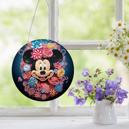 Suncatcher Double Sided Special Shape Diamond Painting Hanging Decor with Chain