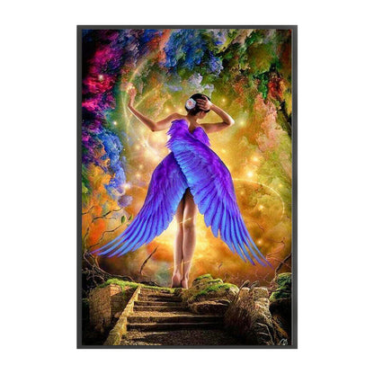 Angel Girl - 11CT Stamped Cross Stitch 50*75CM