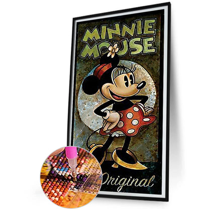 Mickey Mouse - Full Round Drill Diamond Painting 30*55CM