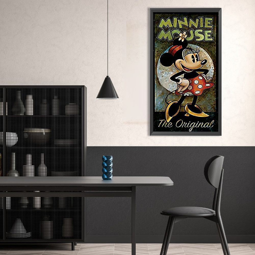 Mickey Mouse - Full Round Drill Diamond Painting 30*55CM