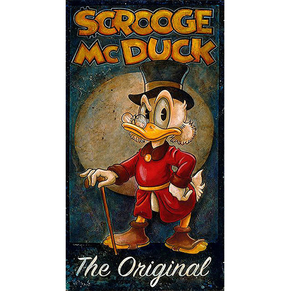 Donald Duck - Full Round Drill Diamond Painting 30*55CM