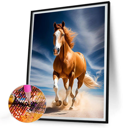 Horse - Full Round Drill Diamond Painting 30*40CM