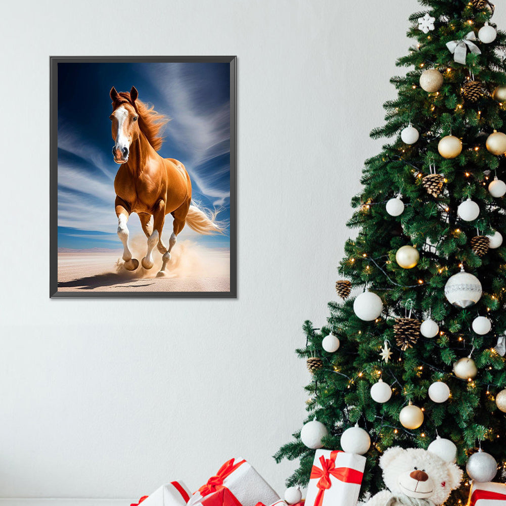 Horse - Full Round Drill Diamond Painting 30*40CM