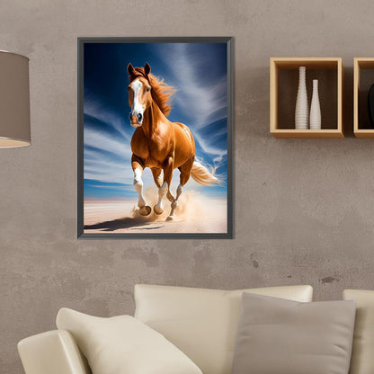 Horse - Full Round Drill Diamond Painting 30*40CM